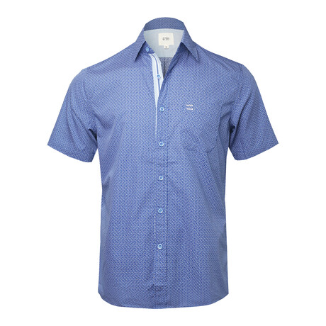 ZinoVizo // Eloy Modern Slim Fit Button Up Shirts // Blue (S)