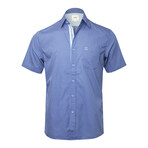 ZinoVizo // Eloy Modern Slim Fit Button Up Shirts // Blue (L)