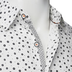 ZinoVizo // Mezos Modern Slim Fit Button Up Shirts // White (XL)