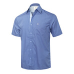 ZinoVizo // Eloy Modern Slim Fit Button Up Shirts // Blue (M)