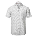 ZinoVizo // Mezos Modern Slim Fit Button Up Shirts // White (S)