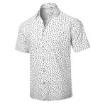 ZinoVizo // Mezos Modern Slim Fit Button Up Shirts // White (M)