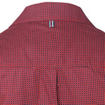 ZinoVizo // Vicy Modern Slim Fit Button Up Shirts // Red (L)