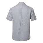 ZinoVizo // Martel Modern Slim Fit Button Up Shirts // White + Navy (XL)