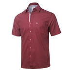 ZinoVizo // Vicy Modern Slim Fit Button Up Shirts // Red (M)