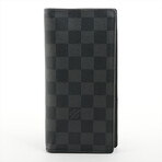 Louis Vuitton // Damier Portefeuille Brazza Round-Zip-Wallet