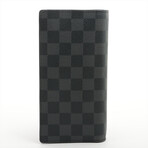Louis Vuitton // Damier Portefeuille Brazza Round-Zip-Wallet