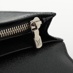 Louis Vuitton // Damier Portefeuille Brazza Round-Zip-Wallet