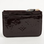 Louis Vuitton // Vernis Pochette Cure Amarante Coin Case