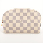 Louis Vuitton // Damier Azure Pochette Cosmetic Ivory Pouch