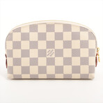 Louis Vuitton // Damier Azure Pochette Cosmetic Ivory Pouch