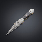 Damascus Folding Knife // 8803