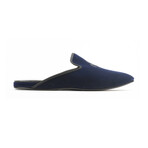 Velvet Crested Men's House Shoe // Navy Blue (Euro: 41)