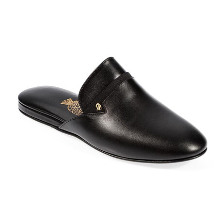 Strap Accent Men's Mule // Black (Euro: 40)