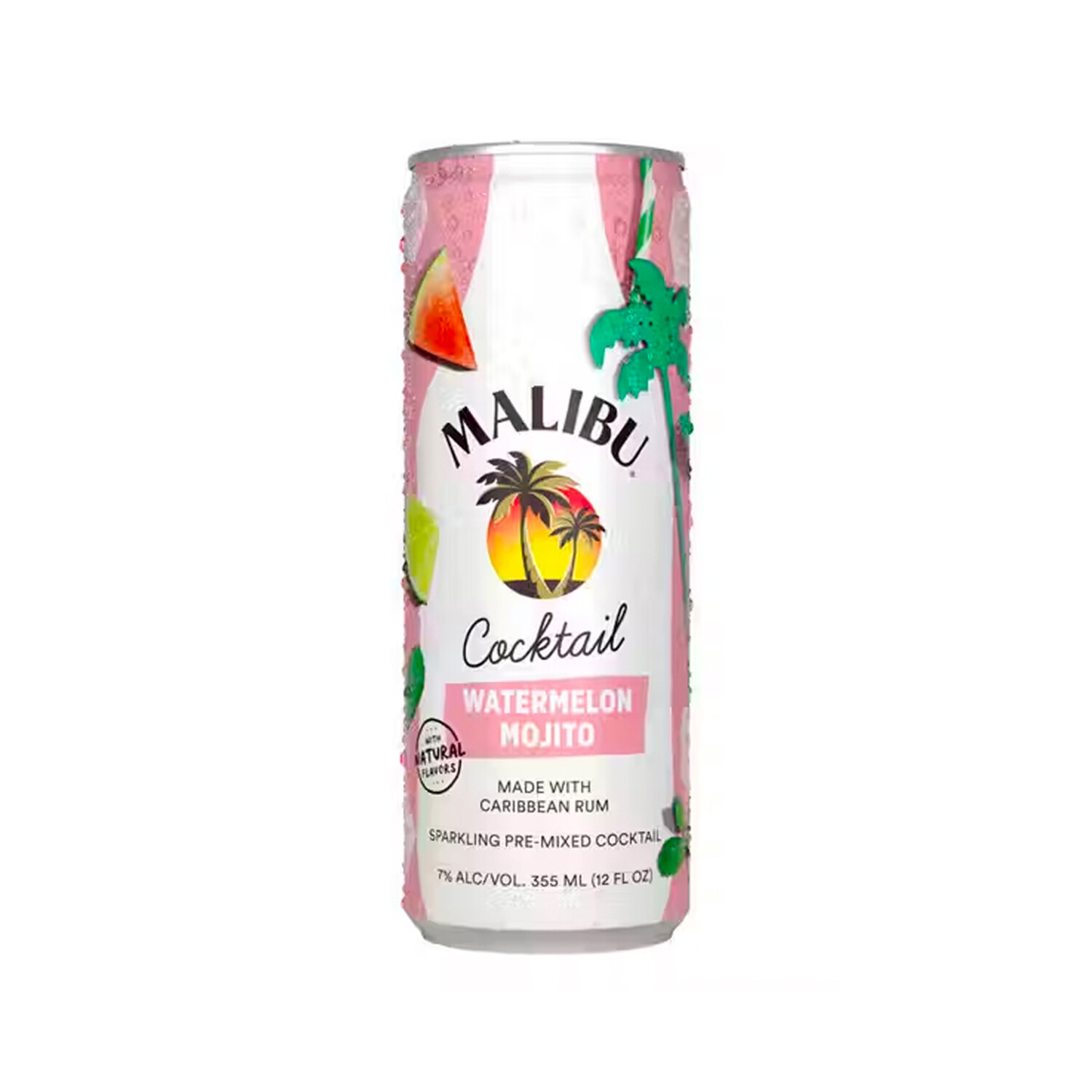 Malibu Rum Cocktails // 8 Cans // 355 ml Each (Peach Rum Punch) - Ready ...