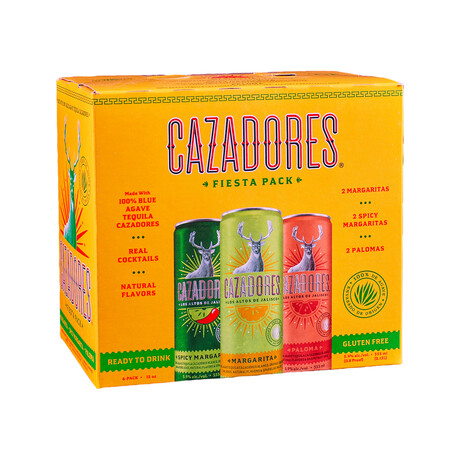 Cazadores Tequila Cocktails Variety Pack // 6 Cans // 355 ml Each
