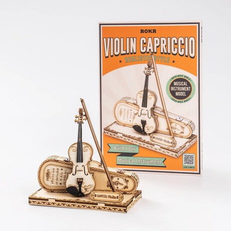 DIY 3D Puzzle // Violin Capriccio // 62 Pieces