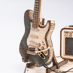 DIY 3D Puzzle // Electric Guitar // 140 Pieces