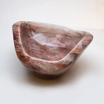 Large Genuine Polished Strawberry Quartz Bowl // 61 lbs