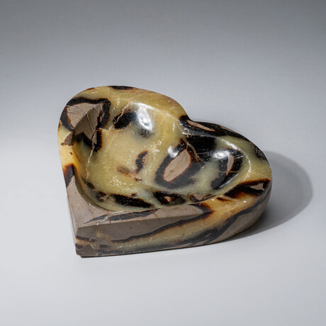 Genuine Polished Septarian Heart Bowl V.2