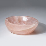 Genuine Polished Rose Quartz Bowl // 3 lbs