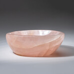 Genuine Polished Rose Quartz Bowl // 3 lbs