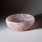 Genuine Polished Rose Quartz Bowl // 7.5 lbs