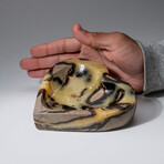 Genuine Polished Septarian Heart Bowl V.2