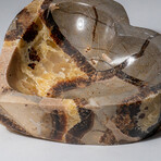 Genuine Polished Septarian Heart Bowl V.1
