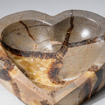 Genuine Polished Septarian Heart Bowl V.1
