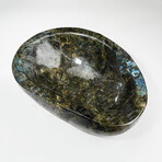 Genuine Polished Labradorite Freeform Bowl // 19.6 lbs