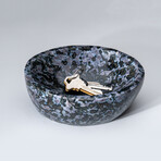 Genuine Polished Indigo Gabbro Bowl