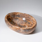 Genuine Polished Peach Moonstone Bowl // 5.5 lbs