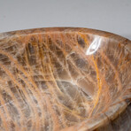 Genuine Polished Peach Moonstone Bowl // 6 lbs