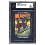 1980 Marvel Iron-Ons Fabric Patches Spider-Man // BGS 7