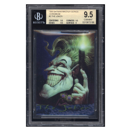 1995 Batman Master Series Chromium #2 The Joker // BGS 9.5 Gem Mint