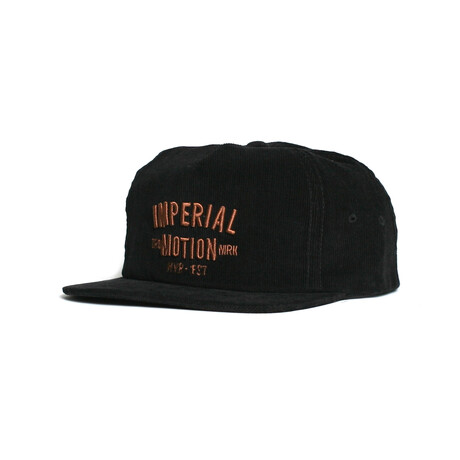 Justice Snapback Hat // Black