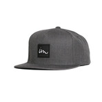 1X1 Snapback Hat // Black Heather