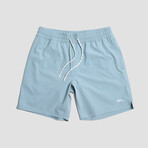 Seeker Volley Shorts // Dusty Blue (L)