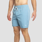 Seeker Volley Shorts // Dusty Blue (L)