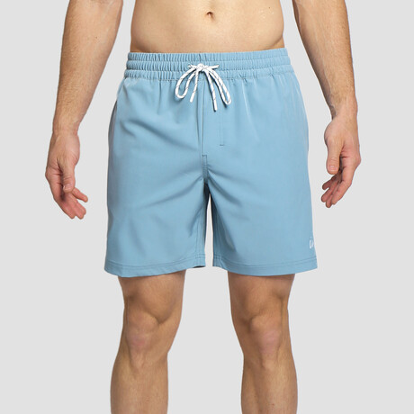 Seeker Volley Shorts // Dusty Blue (S)