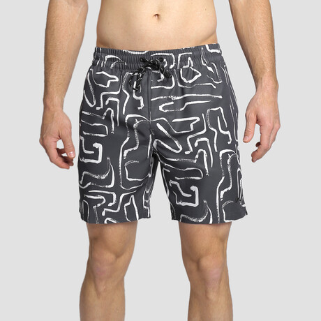 Seeker Volley Shorts // Iron Gray (M)