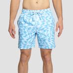 Seeker Volley Shorts // Ikat (L)