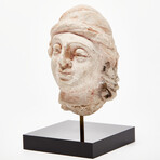 Excellent Indus Valley Stucco Head // 4th - 5th Century AD