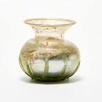 Large Roman Glass Ribbed Vessel // c. 2nd-3rd century AD