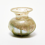 Large Roman Glass Ribbed Vessel // c. 2nd-3rd century AD