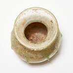 Large Roman Glass Ribbed Vessel // c. 2nd-3rd century AD