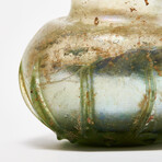 Large Roman Glass Ribbed Vessel // c. 2nd-3rd century AD