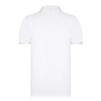 Solid Short Sleeve Polo Shirt // White (S)