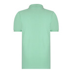 Solid Short Sleeve Polo Shirt // Mint (L)